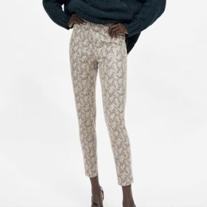 Zara Snakeprint Leggings - Size S